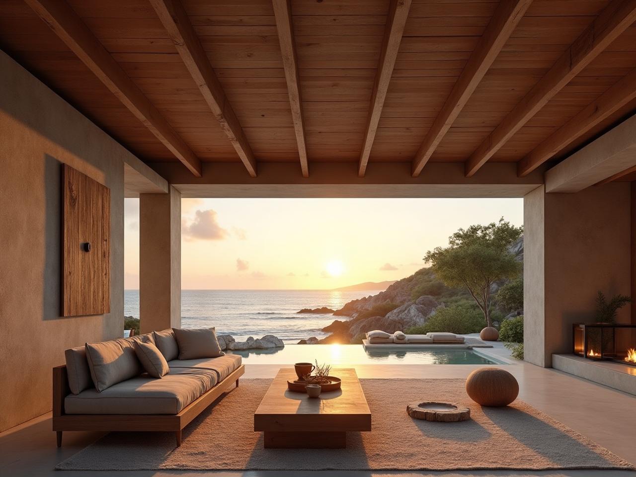 Eco-luxury villa with ocean view